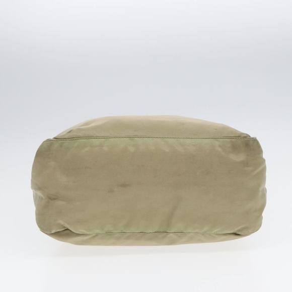 PRADA Tote Bag Nylon Beige Silver Auth bs17670 - Picture 5 of 16